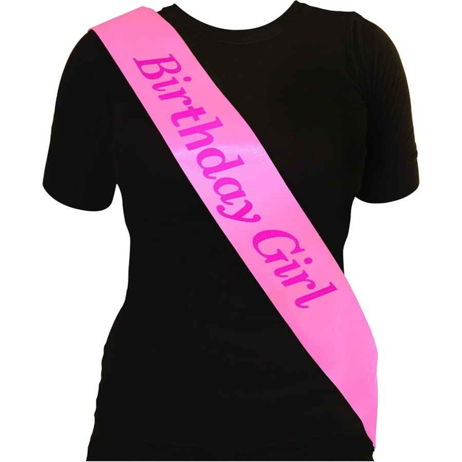 Click to view product details and reviews for Pink Birthday Girl Satin Sashes.