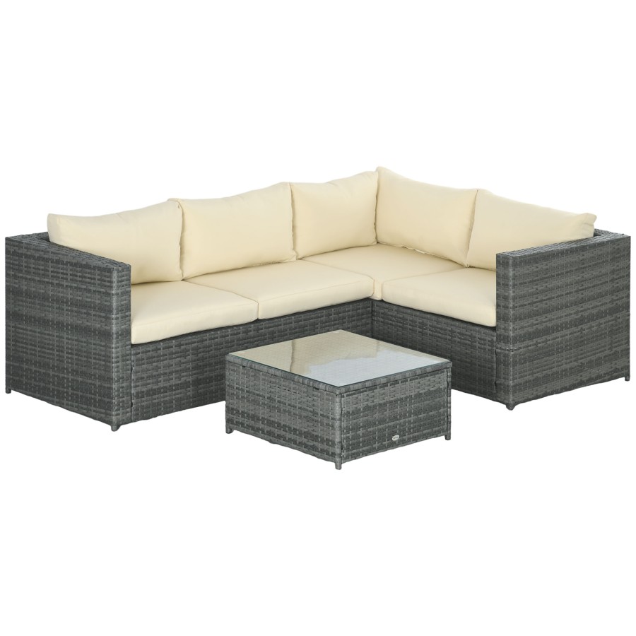 Click to view product details and reviews for Outsunny 3pcs Rattan Corner Sofa Set Coffee Table Garden Furniture W Cushion. Click to view product details and reviews for Outsunny 3pcs Rattan Corner Sofa Set Coffee Table Garden Furniture W Cushion.