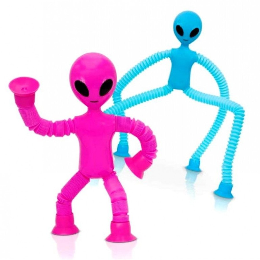 Light Up Alien Pop Tube Sensory Toy