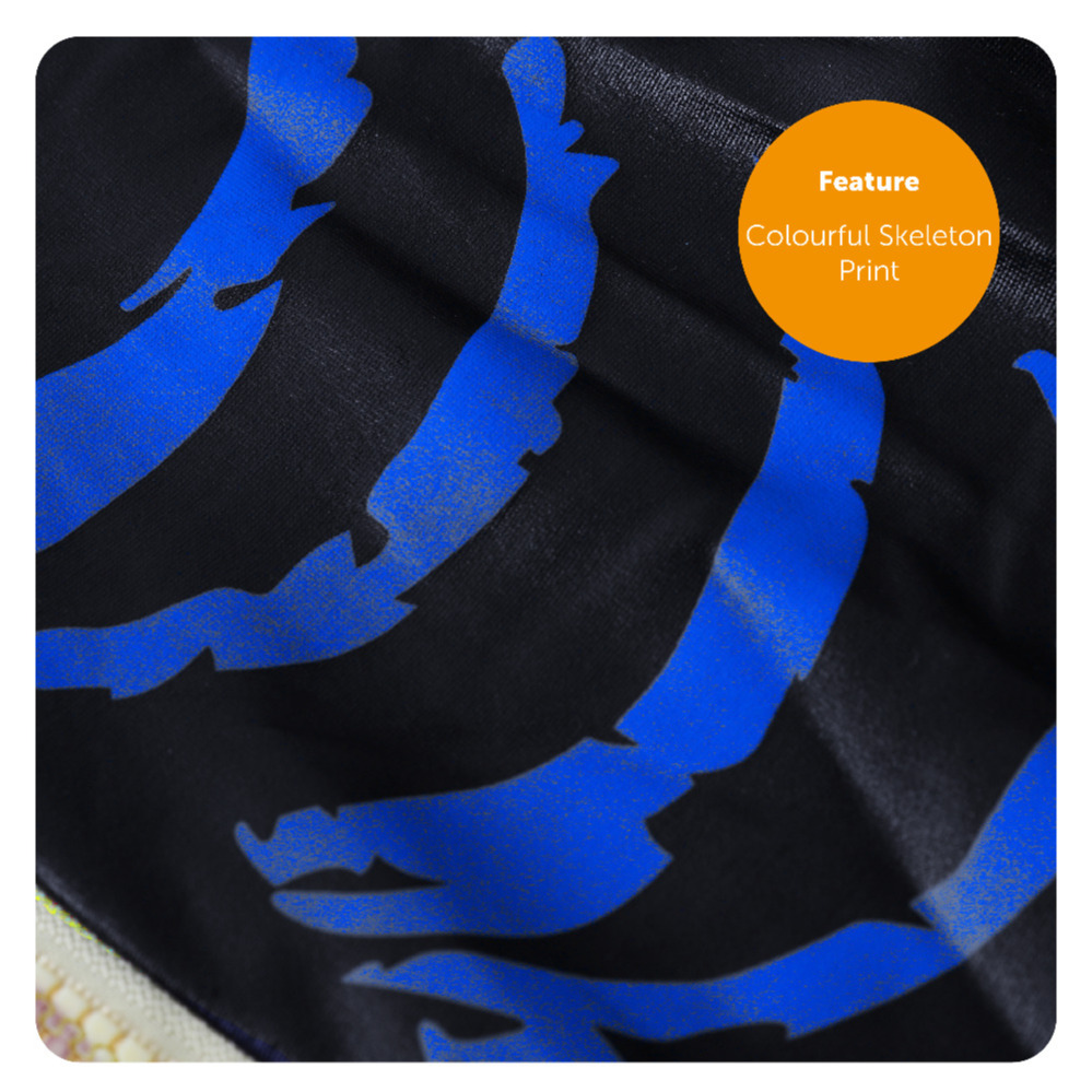 Ladies Neon Skeleton Jumpsuit