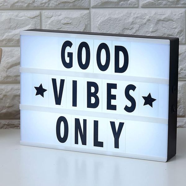 Cinematic LIGHT UP BOX with Letters Symbols Wedding Party Decor A4 LED Sign UK Cinematic LIGHT UP BOX with Letters Symbols Wedding Party Decor A4 LED Sign UK