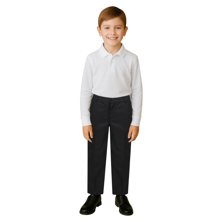 Click to view product details and reviews for Kids Boys Teens School Uniform Pant Teflon Coated Adjustable Reinforced Pants 11 12 Years Black.