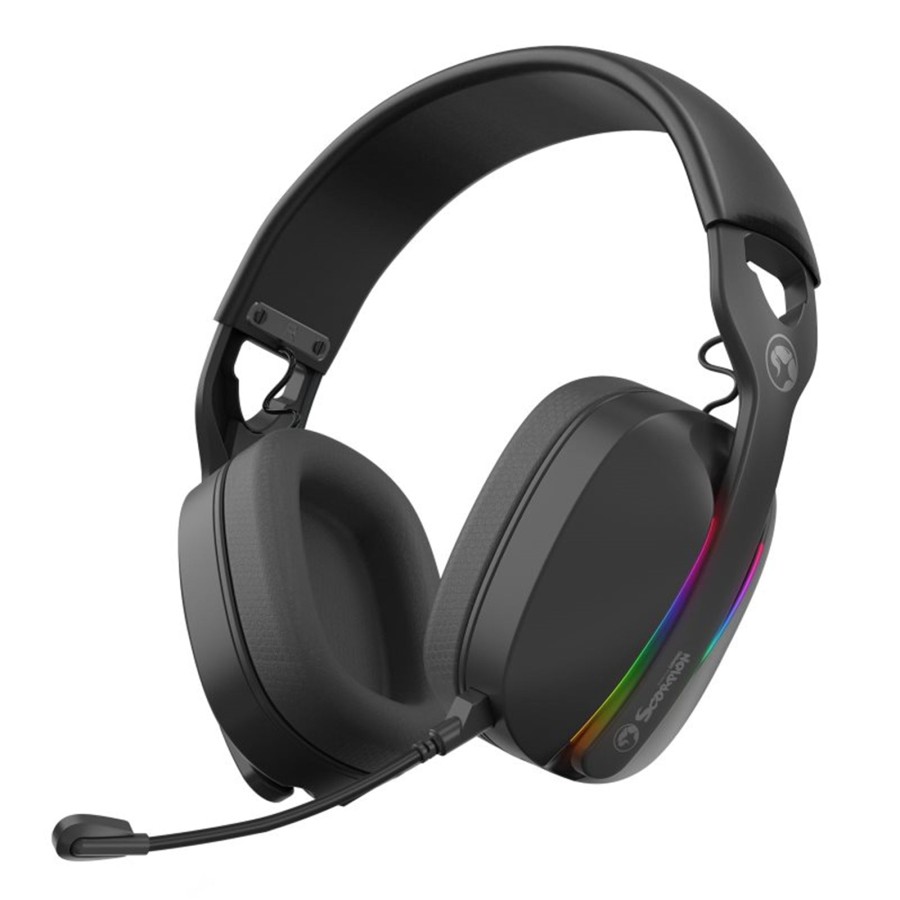 Click to view product details and reviews for Marvo Scorpion Hg9086w Bluetooth And Wired Tri Mode Connection Rgb Stereo Gaming Headphones.