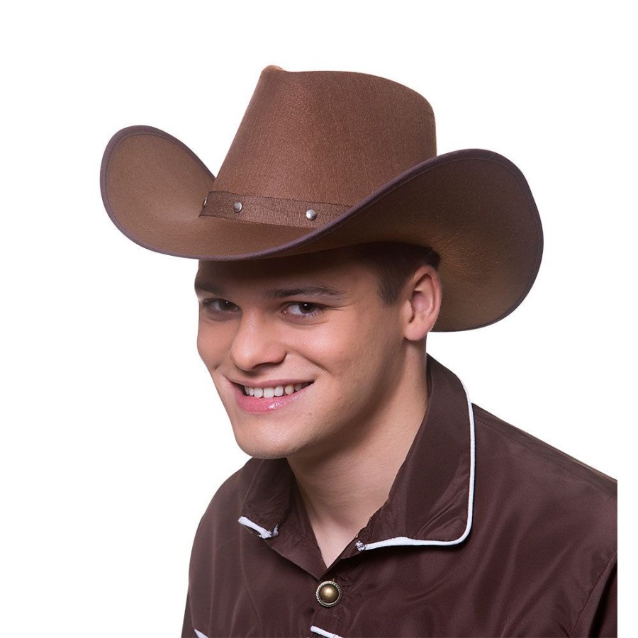 Click to view product details and reviews for Adults Dark Brown Texan Cowboy Hats.