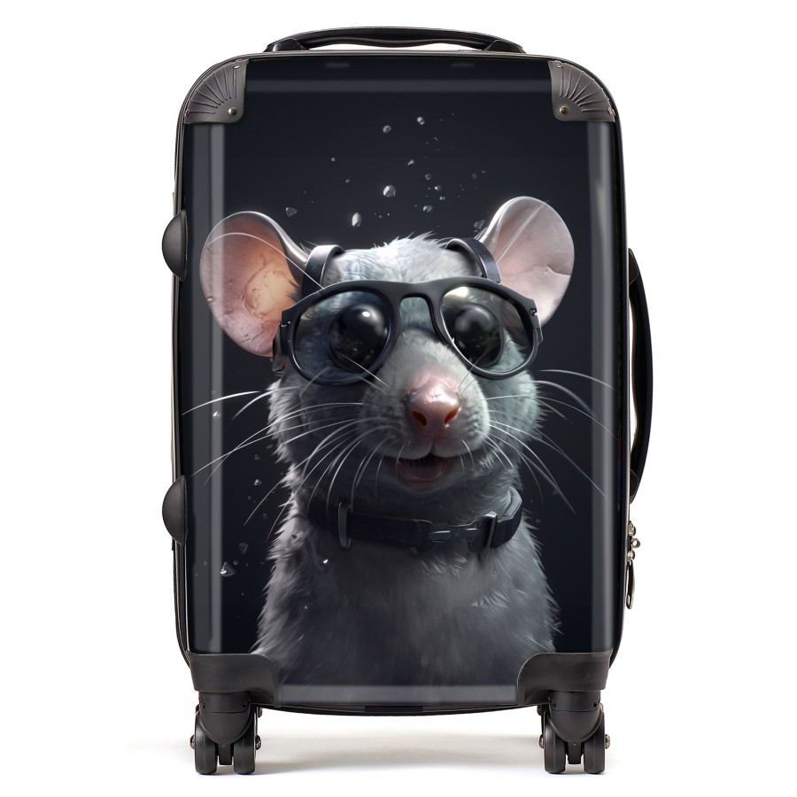 Click to view product details and reviews for Splashart Rat In Glasses Suitcase Cabin. Click to view product details and reviews for Splashart Rat In Glasses Suitcase Cabin.