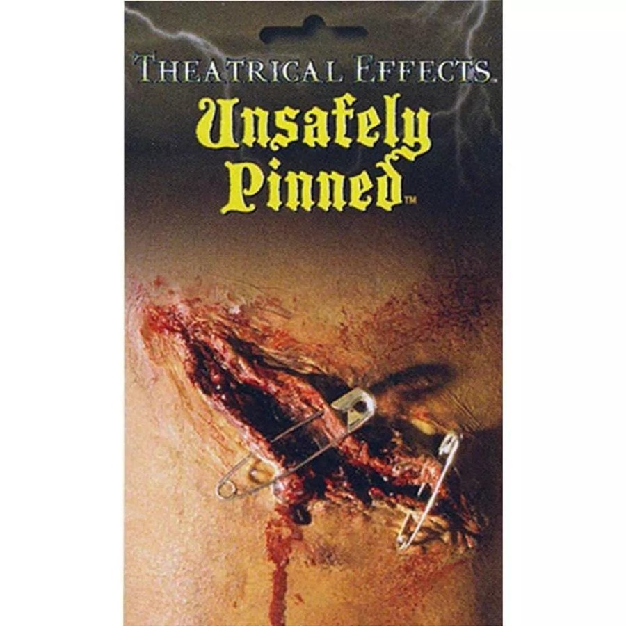 Open Wound with Pin Illusion Makeup