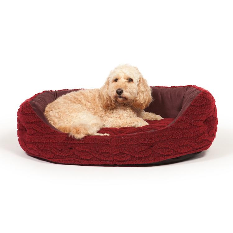 Danish Design Deluxe Slumber Bed Bobble Soft Damson 5 Sizes