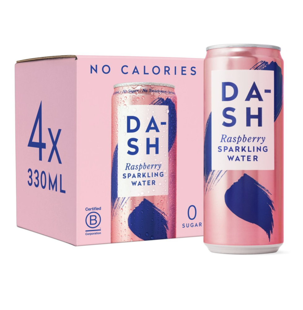Dash Sparkling Raspberry Dash Water Sparkling Raspberry - 330ml x 12 - 9... | Cazaar