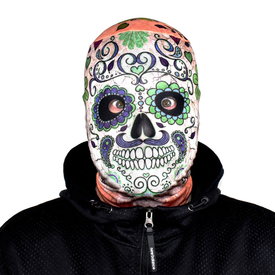 Click to view product details and reviews for Day Of The Dead Skull Green Faceskinz.
