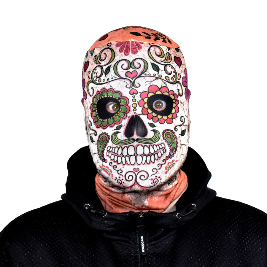Click to view product details and reviews for Day Of The Dead Skull Terracotta Faceskinz.