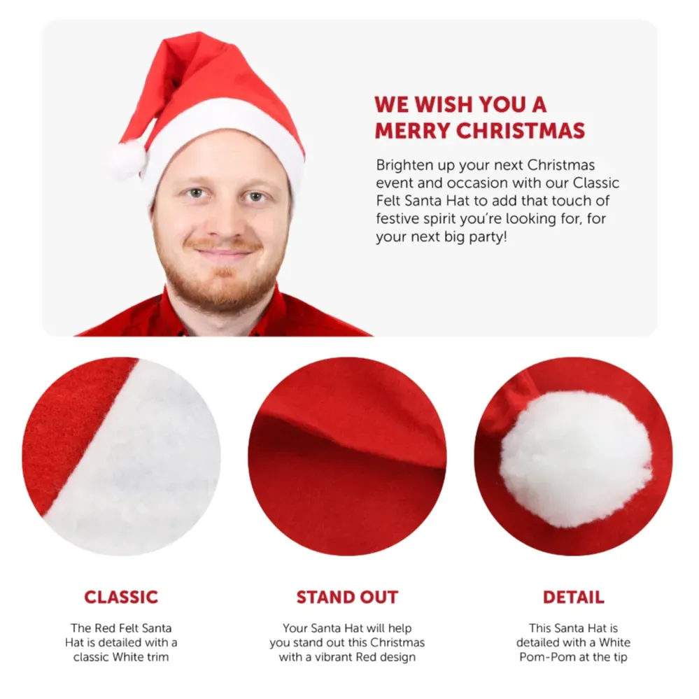 Adults Dartboard & Felt Santa Hat Set