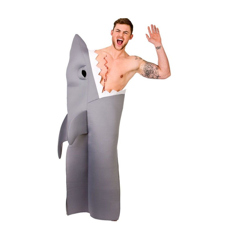 Click to view product details and reviews for Funny Shark Adults Fancy Dress Costume One Size.