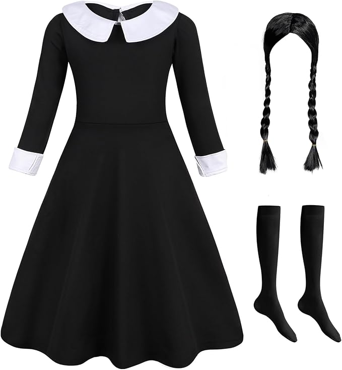 Click to view product details and reviews for Girls Gothic Black School Costume Set. Click to view product details and reviews for Girls Gothic Black School Costume Set.