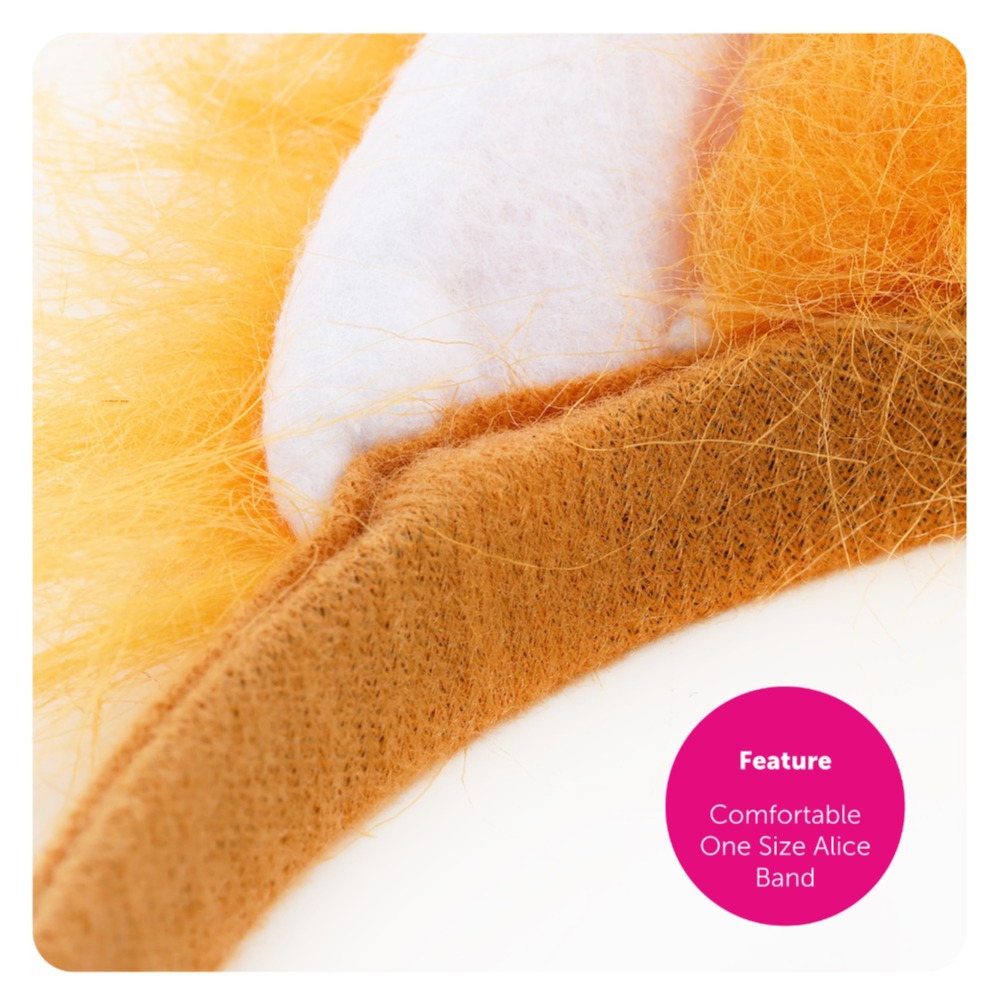 Nick Fox Costume | 3 Pcs | Ears, Tie & Thin Tail