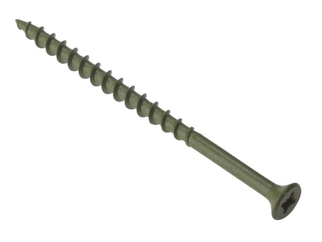 Decking Screw Pozi ST Green Anti-Corrosion 4.5 x 60mm Bulk Tub 1000 FORDS4560T
