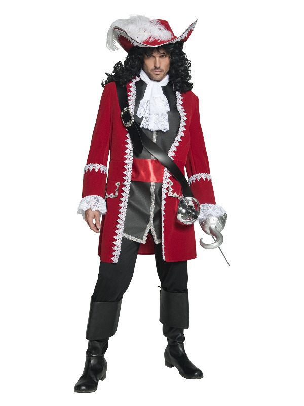 Click to view product details and reviews for Deluxe Authentic Pirate Captain Costume M.