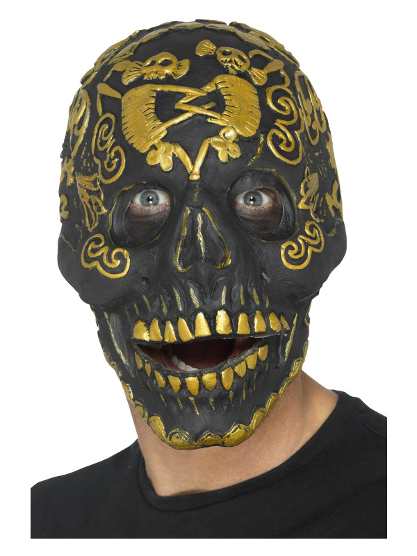 Click to view product details and reviews for Deluxe Masquerade Skull Mask.