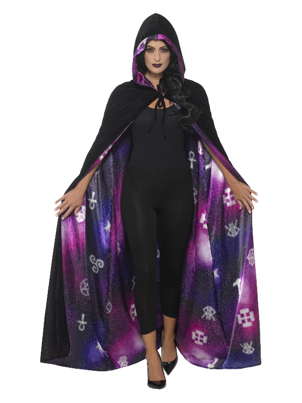 Deluxe Reversible Galaxy Ouija Cape,