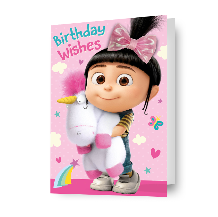 Despicable Me Minions Birthday Wishes Card