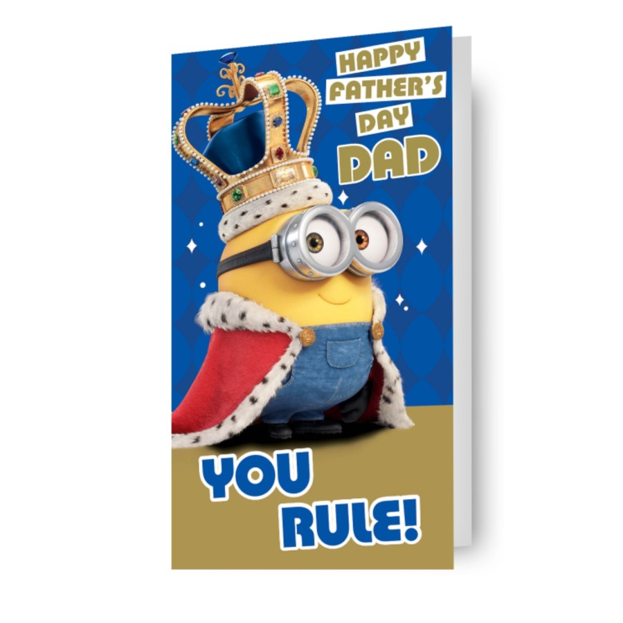Minions You Rule Fathers Day Card
