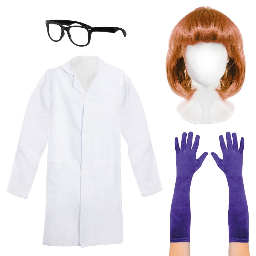 Ladies 90's Cartoon Genius Costume