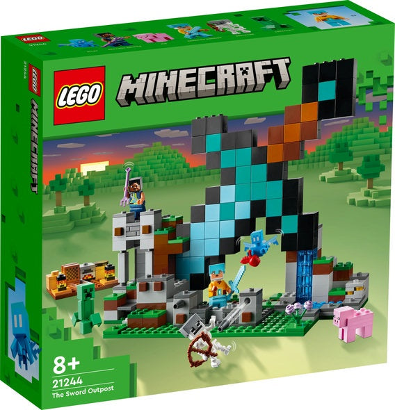 Click to view product details and reviews for Lego Minecraft The Sword Outpost 21244. Click to view product details and reviews for Lego Minecraft The Sword Outpost 21244.