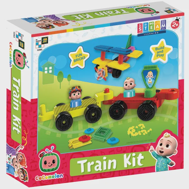 Fun Bricks CoComelon Train construction toy