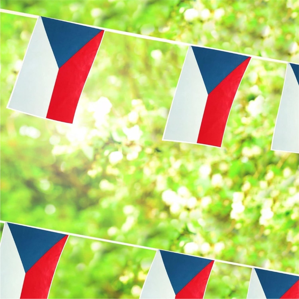 Czech Republic Flag Bunting