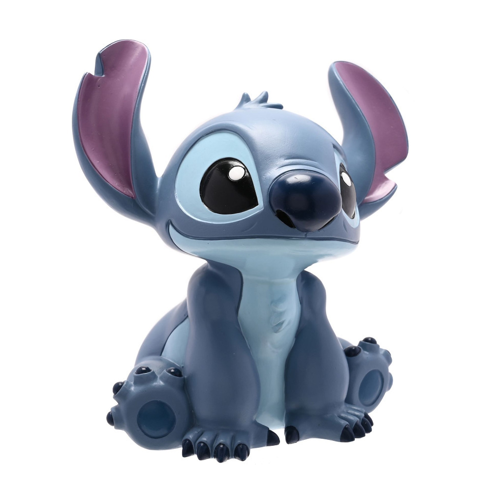 Disney Lilo Stitch Resin Free Standing Blue Resin Money Box Bank - Widdop