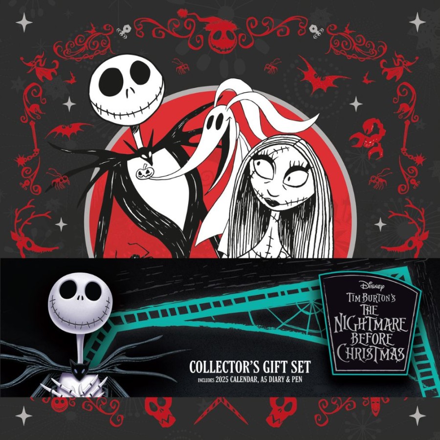 DISNEY THE NIGHTMARE BEFORE CHRISTMAS MOVIE 2025 CALENDAR AND DIARY GIFT BOX SET