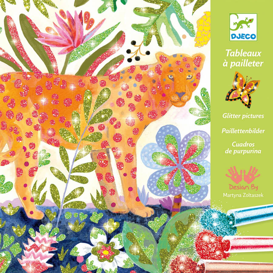Click to view product details and reviews for Djeco Glitter Boards Tropical Dj09509.