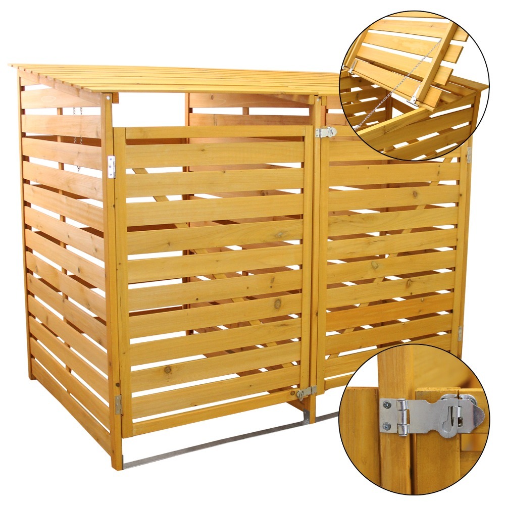 Double Wheelie Bin Storage