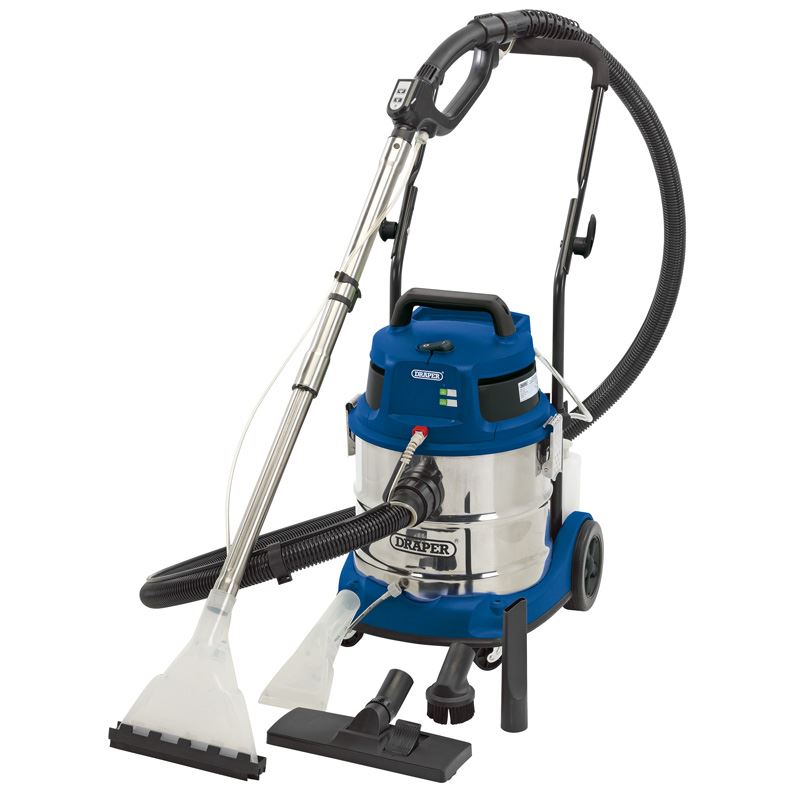 Draper 20L 3 in 1 Wet and Dry Shampoo/Vacuum Cleaner (1500W) (75442)