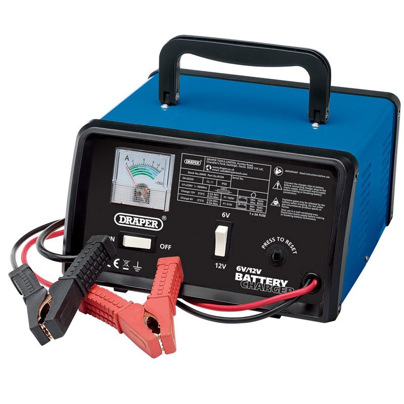 Draper 6/12V 8.4A Battery Charger (20492)
