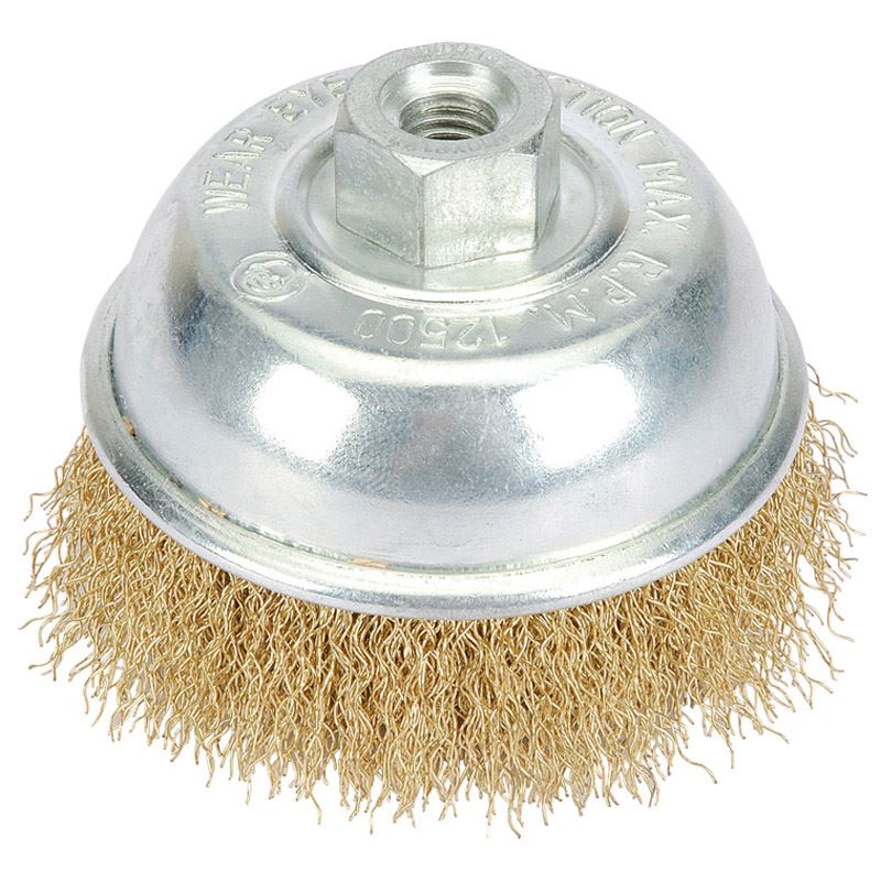 Draper 75mm Wire Cup Brush with M10 Thread (41441)