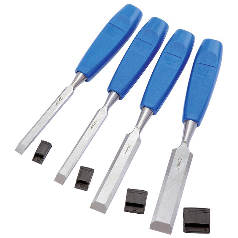 Draper Bevel Edge Wood Chisel Set (4 Piece) (69619)