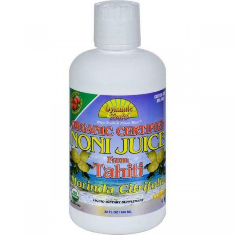 Dynamic Health  Organic Noni Juice Tahitan - 946ml - 704212
