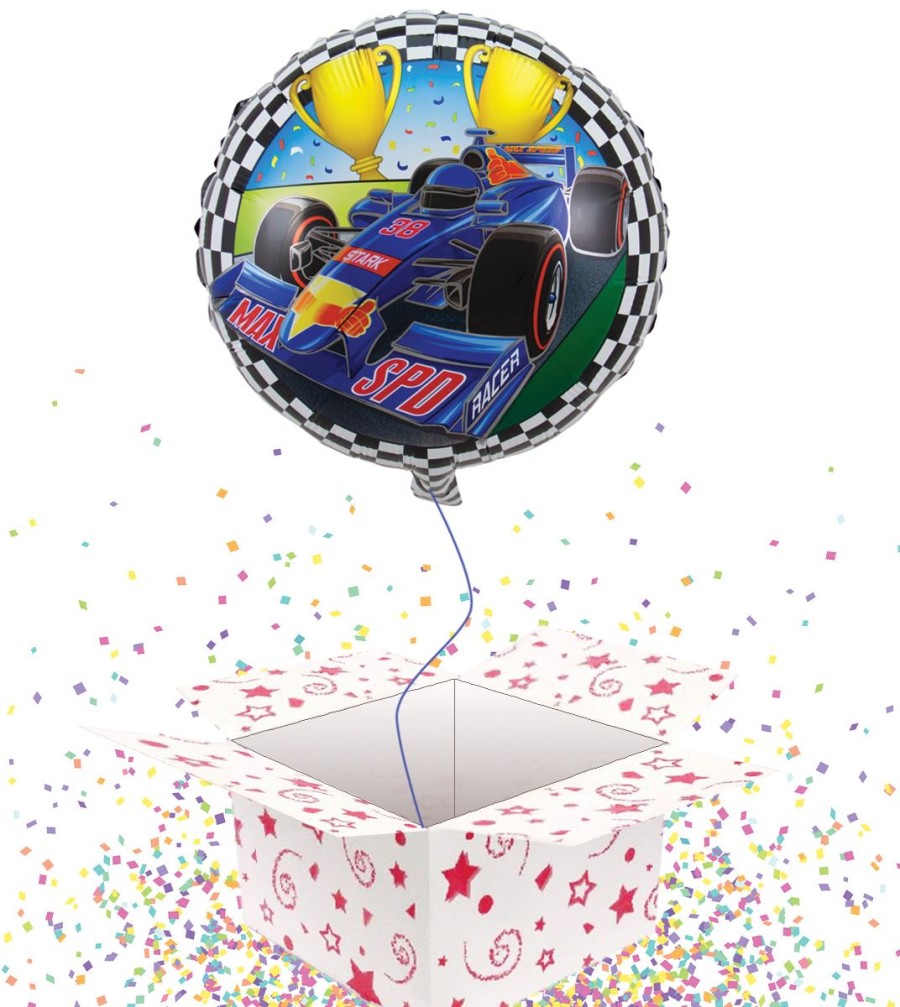 Formula 1 Foil Balloon Balloon In A Box 45cm