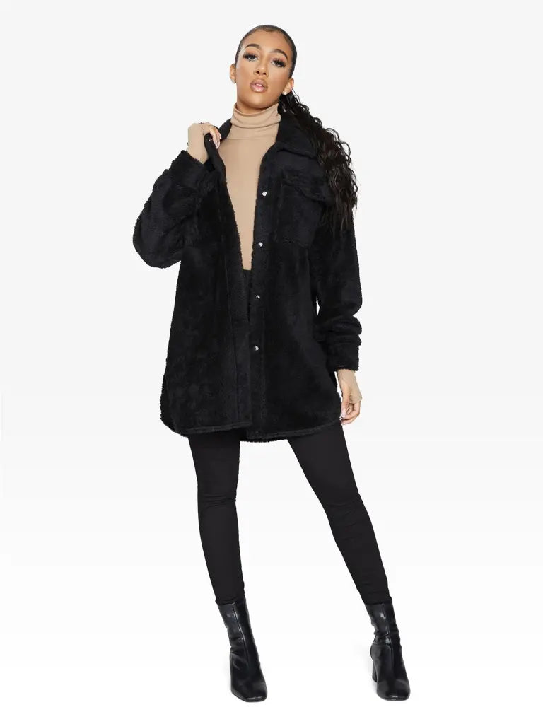 Black / One Size (Fits UK 8-14)