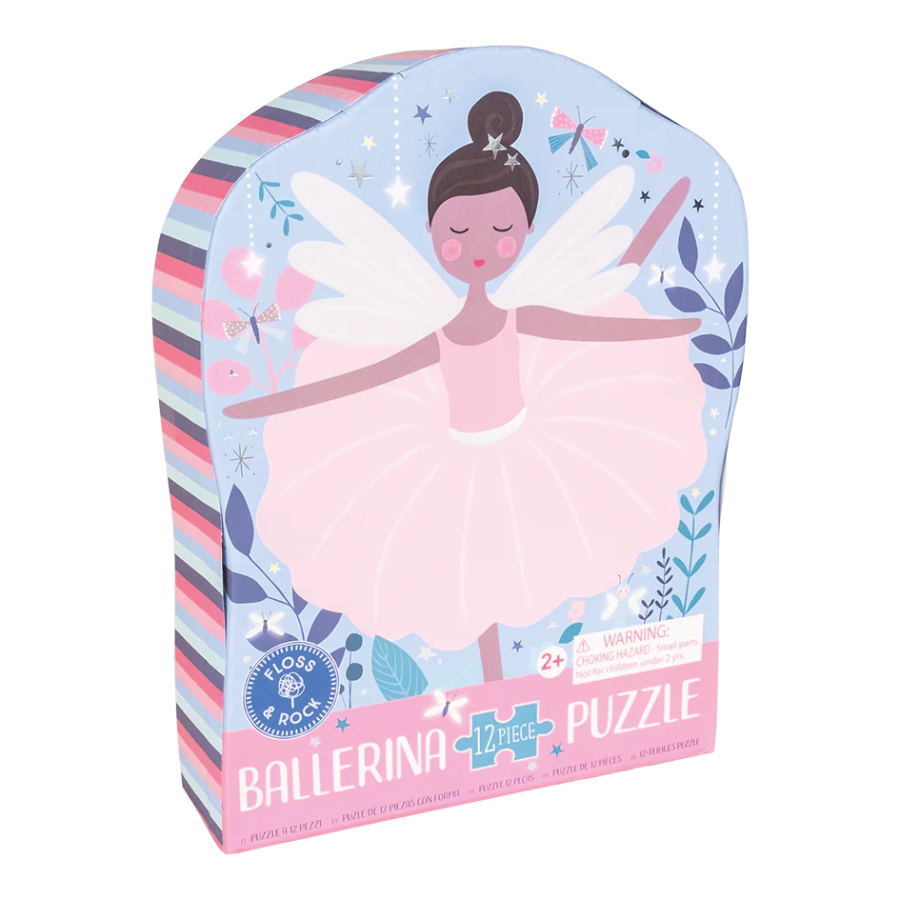 Floss & Rock Enchanted Ballerina Jigsaw Puzzle - 12 Pieces