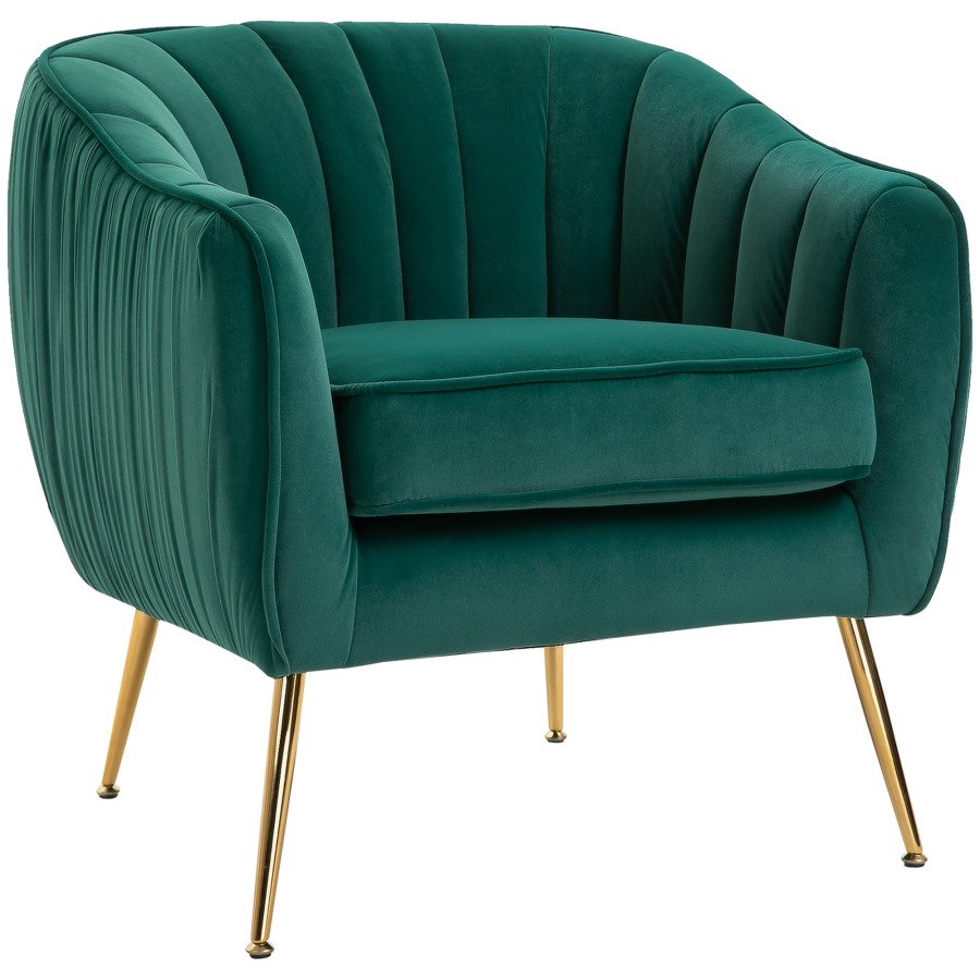 Click to view product details and reviews for Homcom Velvet Look Shell Shaped Chair W Gold Tone Legs Adjustable Feet Padding.