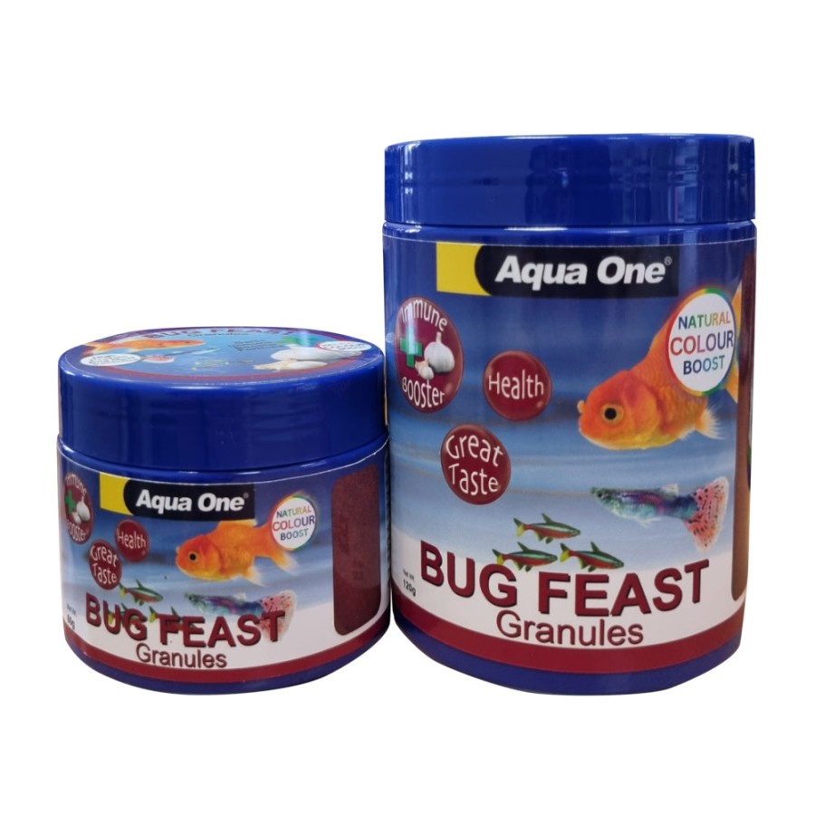 Aqua One Bug Feast Granules With Garlic 2 Sizes