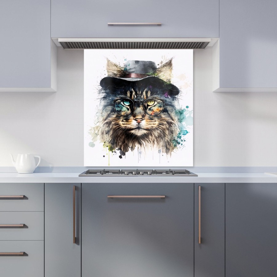 Click to view product details and reviews for Norwegian Forest Cat Splashart Kitchen Splashback W900mm X H750mm.