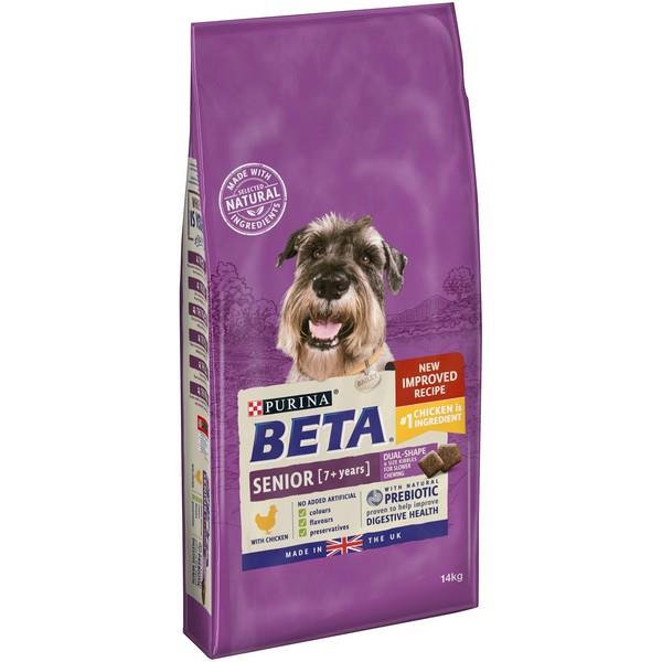 Beta Senior Dry Dog Food with Chicken 14kg - PK 1 - 13336