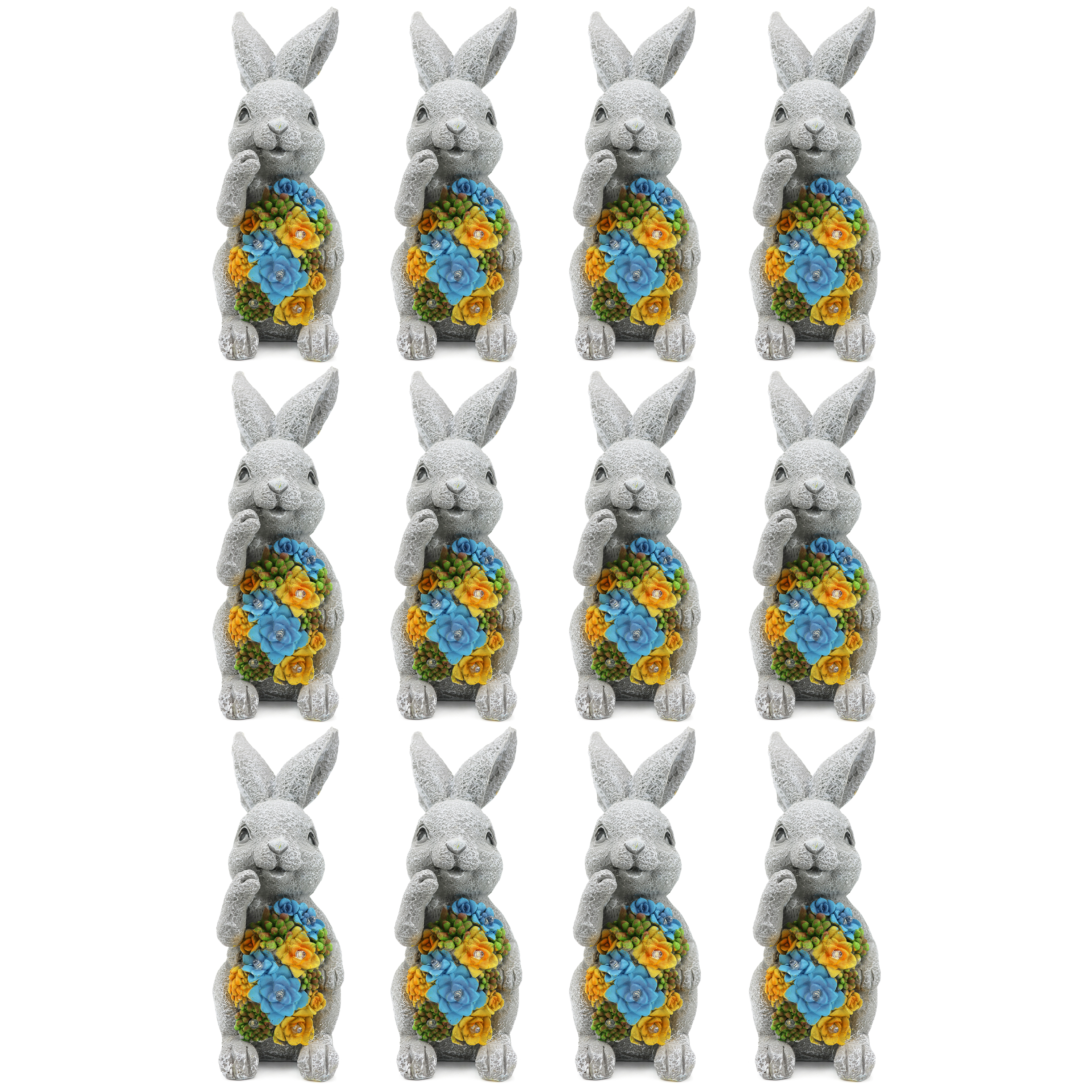 Click to view product details and reviews for Solar Bunny Statue Garden Rabbit Led Decor Pack Of 12.