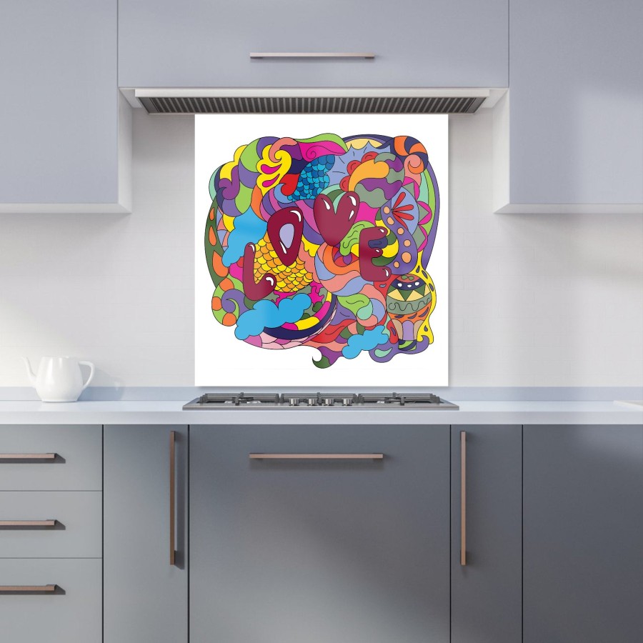 Click to view product details and reviews for Motley Doodling Love Kitchen Splashback W700mm X H750mm. Click to view product details and reviews for Motley Doodling Love Kitchen Splashback W700mm X H750mm.
