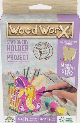 Wood Worx Stationery Holder Project Craft Kit