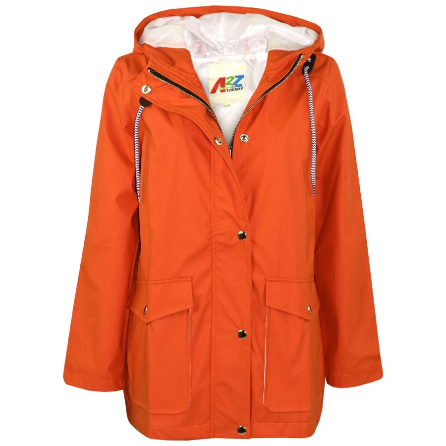 Click to view product details and reviews for Pu Raincoat Jacket Windbreaker Waterproof Parka Hooded Girls Boys Age 5 13 Years 13 Years Orange.
