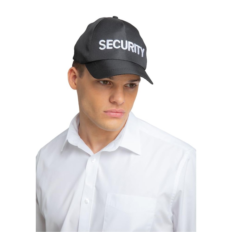 Click to view product details and reviews for Adults Security Guard Baseball Cap Black Party Hat Fancy Dress.