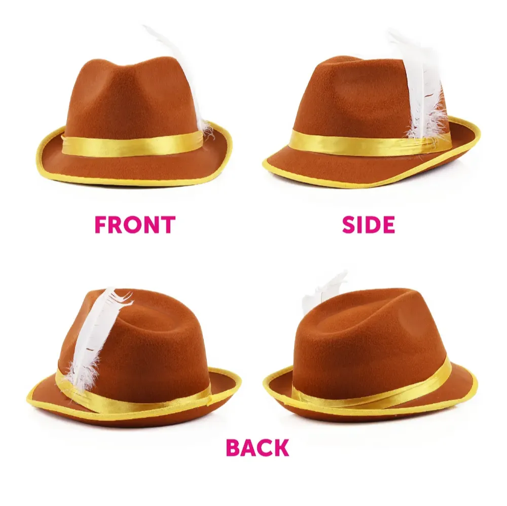 Bavarian Hat Pack | 2 Pcs | Green & Brown Hats